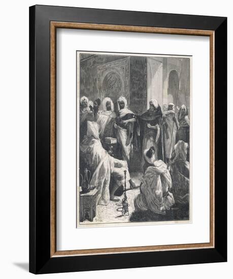 Ibn Rushd, known in the West as Averroes, Spanish-Islamic Philospher-Meunier-Framed Art Print