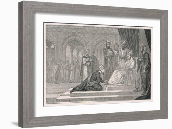 Ibn Sina Known in the West as Avicenna Islamic Scientist and Philosopher-Louis Figuier-Framed Art Print