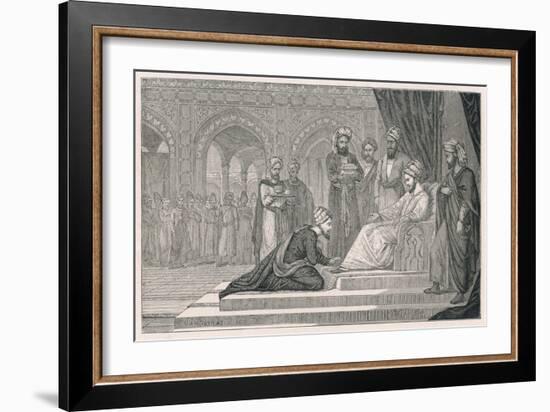 Ibn Sina Known in the West as Avicenna Islamic Scientist and Philosopher-Louis Figuier-Framed Art Print