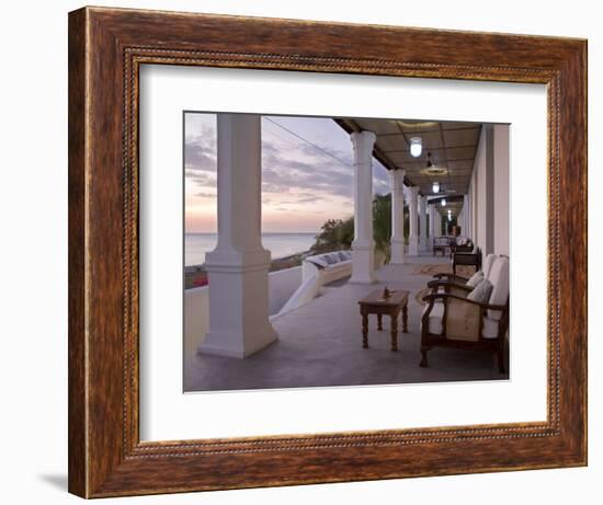 Ibo Island Lodge on Ibo Island in the Quirimbas Archipelago Near Pemba in Northern Mozambique-Julian Love-Framed Photographic Print