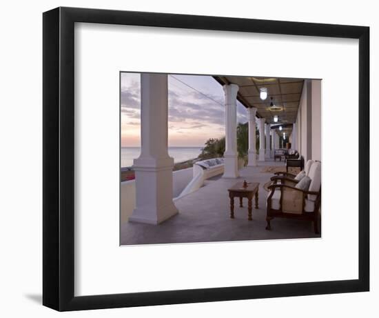 Ibo Island Lodge on Ibo Island in the Quirimbas Archipelago Near Pemba in Northern Mozambique-Julian Love-Framed Photographic Print