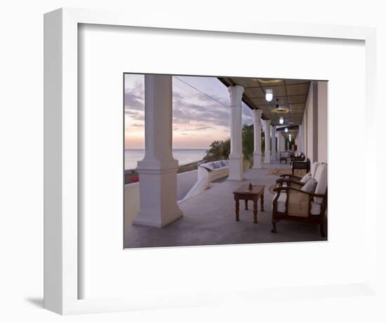 Ibo Island Lodge on Ibo Island in the Quirimbas Archipelago Near Pemba in Northern Mozambique-Julian Love-Framed Photographic Print