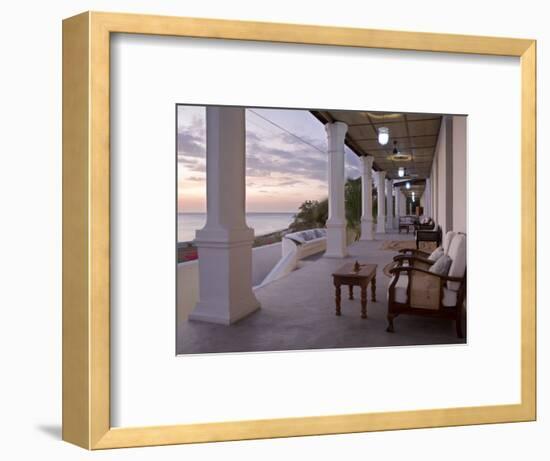 Ibo Island Lodge on Ibo Island in the Quirimbas Archipelago Near Pemba in Northern Mozambique-Julian Love-Framed Photographic Print