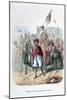 Ibrahim Pasha Marching at the Front of His Troops, 1811-1818-Jean Adolphe Beauce-Mounted Giclee Print