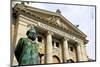 Ibsen statue in front of the National Theatre, Oslo, Norway, Scandinavia, Europe-Hans-Peter Merten-Mounted Photographic Print