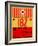 IBZ Ibiza Luggage Tag I-NaxArt-Framed Art Print