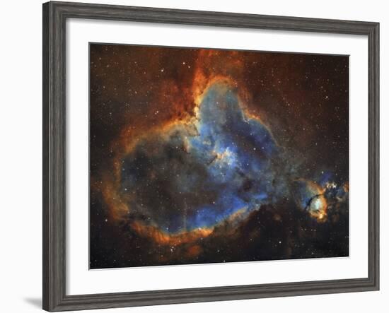 Ic 1805, the Heart Nebula in Cassiopeia-Stocktrek Images-Framed Photographic Print