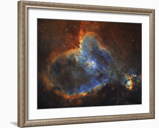 Ic 1805, the Heart Nebula in Cassiopeia-Stocktrek Images-Framed Photographic Print