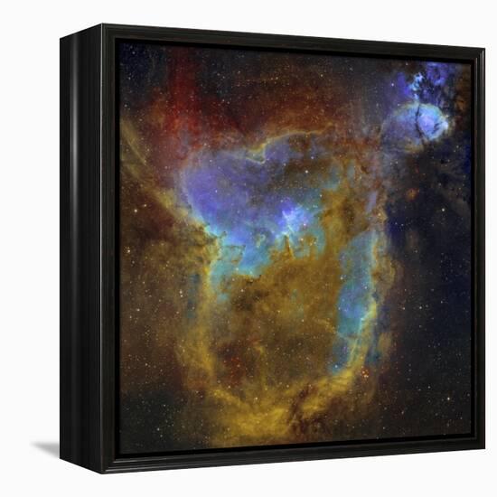 IC 1805, the Heart Nebula-Stocktrek Images-Framed Premier Image Canvas