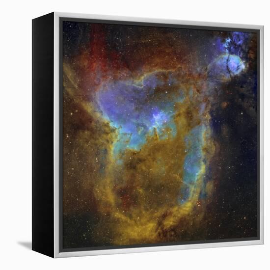 IC 1805, the Heart Nebula-Stocktrek Images-Framed Premier Image Canvas