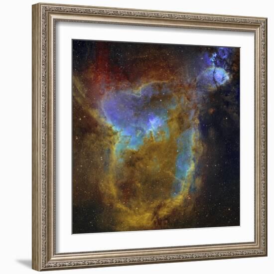 IC 1805, the Heart Nebula-Stocktrek Images-Framed Photographic Print