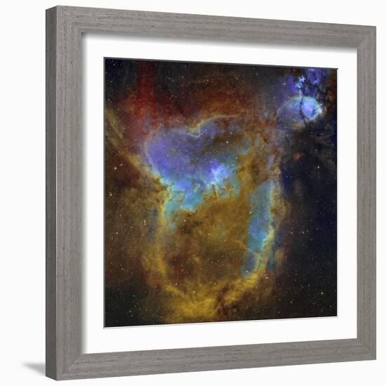 IC 1805, the Heart Nebula-Stocktrek Images-Framed Photographic Print