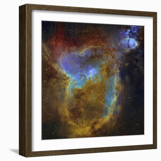 IC 1805, the Heart Nebula-Stocktrek Images-Framed Photographic Print