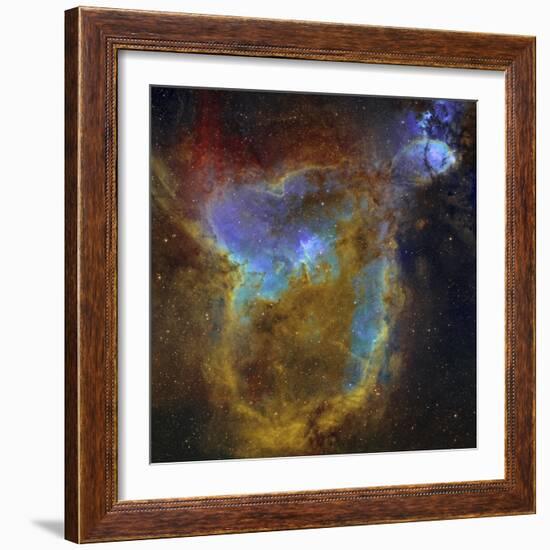 IC 1805, the Heart Nebula-Stocktrek Images-Framed Photographic Print