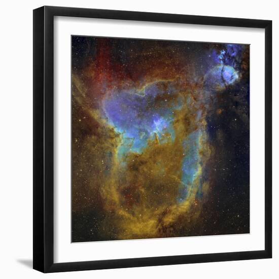 IC 1805, the Heart Nebula-Stocktrek Images-Framed Photographic Print