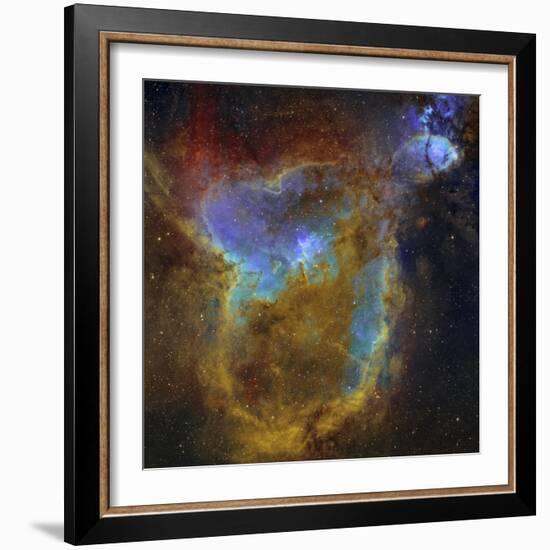 IC 1805, the Heart Nebula-Stocktrek Images-Framed Photographic Print