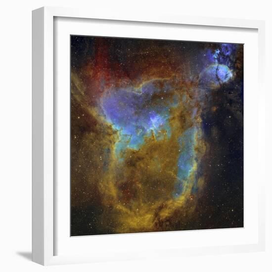 IC 1805, the Heart Nebula-Stocktrek Images-Framed Photographic Print