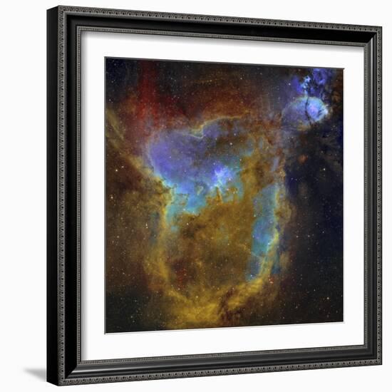 IC 1805, the Heart Nebula-Stocktrek Images-Framed Photographic Print