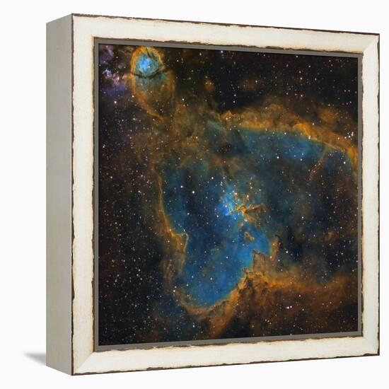 Ic 1805, the Heart Nebula-null-Framed Premier Image Canvas