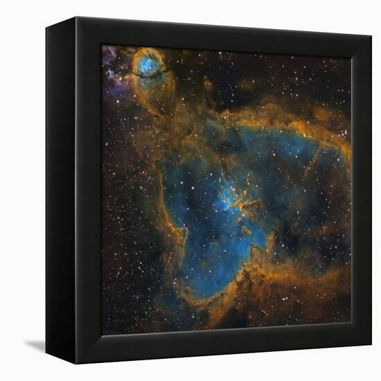 Ic 1805, the Heart Nebula-null-Framed Premier Image Canvas