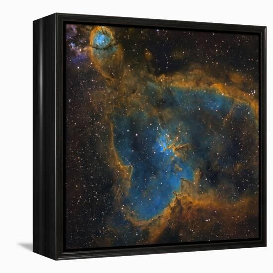 Ic 1805, the Heart Nebula-null-Framed Premier Image Canvas