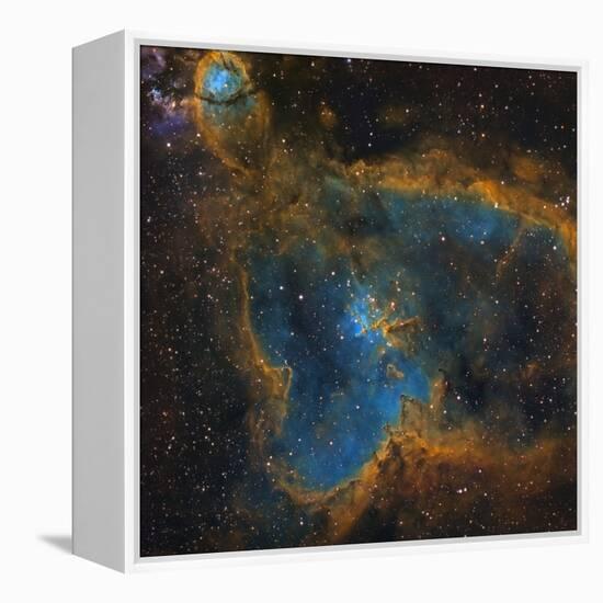 Ic 1805, the Heart Nebula-null-Framed Premier Image Canvas