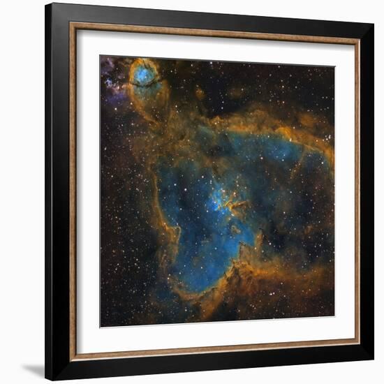 Ic 1805, the Heart Nebula-null-Framed Photographic Print