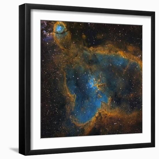 Ic 1805, the Heart Nebula-null-Framed Photographic Print
