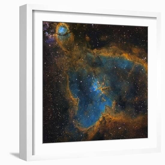 Ic 1805, the Heart Nebula-null-Framed Photographic Print