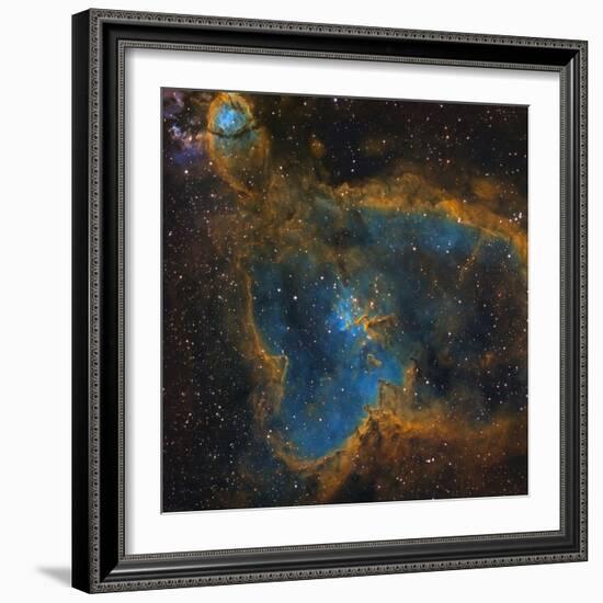 Ic 1805, the Heart Nebula-null-Framed Photographic Print