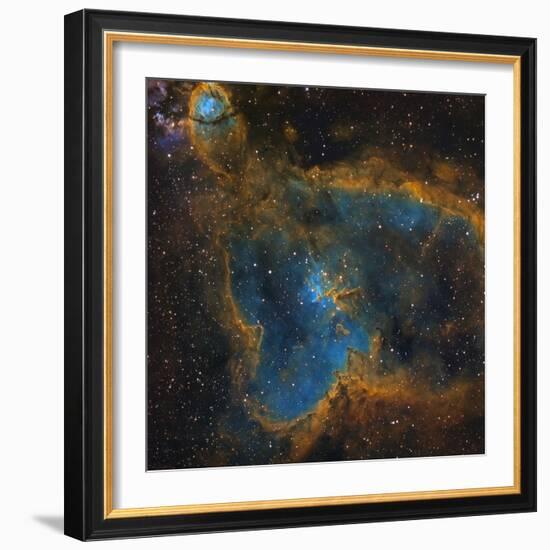 Ic 1805, the Heart Nebula-null-Framed Photographic Print