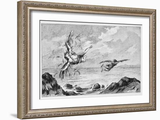 Icarus and Daedalus, 1887-Bernard De Montfaucon-Framed Giclee Print