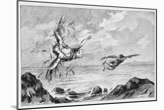 Icarus and Daedalus, 1887-Bernard De Montfaucon-Mounted Giclee Print