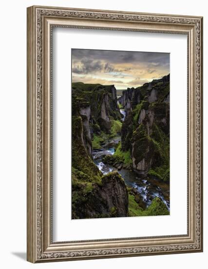 Ice Age Canyon, Game of Thrones, Iceland-Vincent James-Framed Photographic Print