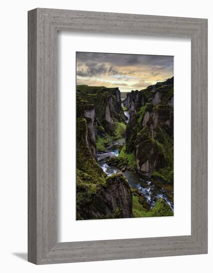 Ice Age Canyon, Game of Thrones, Iceland-Vincent James-Framed Photographic Print