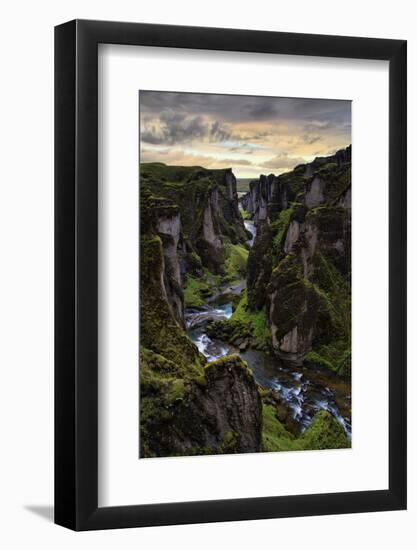 Ice Age Canyon, Game of Thrones, Iceland-Vincent James-Framed Photographic Print