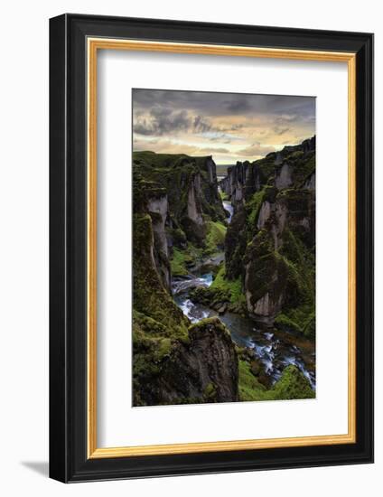 Ice Age Canyon, Game of Thrones, Iceland-Vincent James-Framed Photographic Print