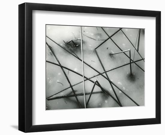 Ice and Reeds, California, 1962-Brett Weston-Framed Photographic Print