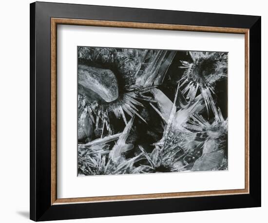 Ice and Rock, c. 1970-Brett Weston-Framed Photographic Print