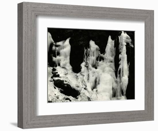 Ice and Rock, Oregon, 1972-Brett Weston-Framed Photographic Print