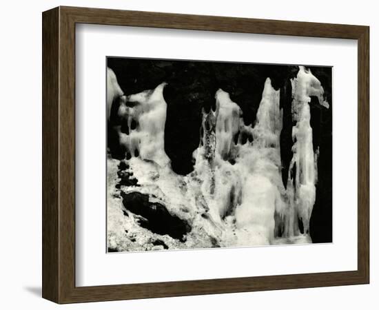 Ice and Rock, Oregon, 1972-Brett Weston-Framed Photographic Print