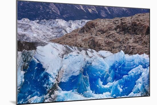 Ice And Scenery Near The Viedma Glacier From Lago Viedma In Los Glaciares NP Patagonia Argentina-Jay Goodrich-Mounted Photographic Print
