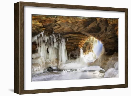 Ice Arch-dendron-Framed Photographic Print