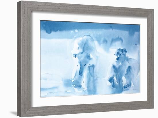 Ice Bears-Aimee Del Valle-Framed Art Print