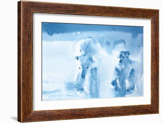 Ice Bears-Aimee Del Valle-Framed Art Print