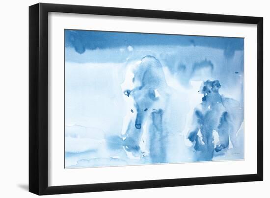 Ice Bears-Aimee Del Valle-Framed Art Print