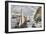 Ice Boat Race on the Hudson River, 19th Century-Currier & Ives-Framed Giclee Print