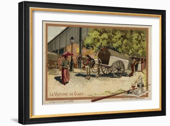 Ice Cart-null-Framed Giclee Print