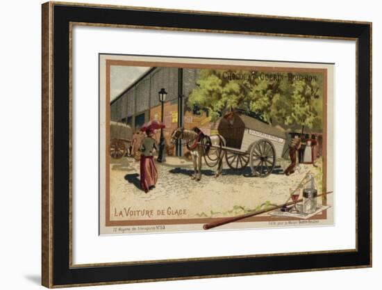 Ice Cart-null-Framed Giclee Print