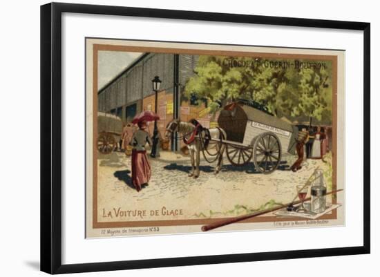 Ice Cart-null-Framed Giclee Print